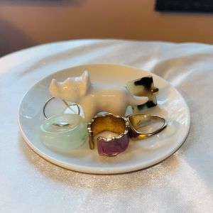 Ring holder dish